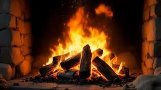 Ultimate Cozy Fireplace 🔥 6-Hours of Clean Crackling Fire for Sleep, Study & Relaxation