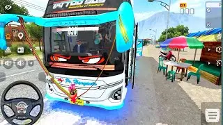 Bus Tatoo SOS P O Haryanto Full Strobo Cortas 36 Bawa Penumpang Keluar Terminal Mampir Ke Angkringan