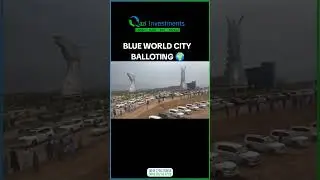 Blue World City | Balloting Event | Qazi Investments #shorts