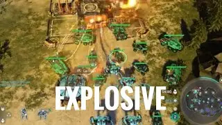 Halo Wars 2: Their early rush was not early! (No Commentary)