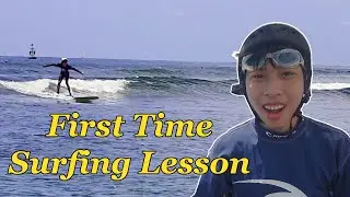 FIRST TIME SURFING LESSON IN BALI - RIPCURL SCHOOL OF SURF
