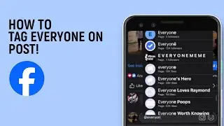 How To Tag Everyone On Facebook Post Fast [easy]