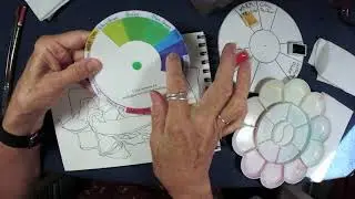 Color Scheme Game online course - Session Two - Analogous Color and violet color mixing lesson
