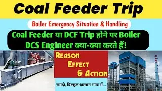 Coal Feeder Trip || Boiler Emergency Handling || Reason Effect & Action || Master Fuel Trip