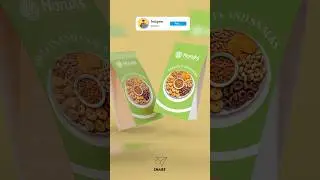 Noruks Sweet & Snacks Packaging Mockup Design in Photoshop | Product Packaging Tutorial | Vexo Art