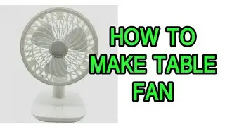How to make mini Table fan at home| using plastic bottle
