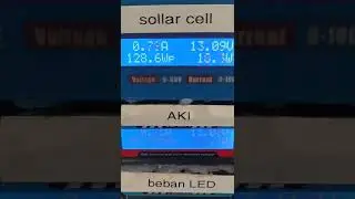 part3 monitoring akhir pengisian 🔋⚡kapasitas daya 12v120ah sore ini setelah dikuras sampe 554 wh