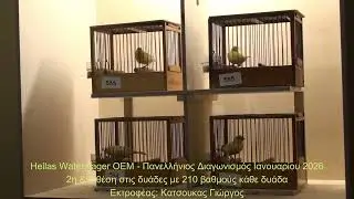 2η & 3η θέση στις δυάδες - Hellas Waterslagers OEM - Ιανουάριος 2026