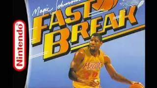 Magic Johnson's Fast Break Music (NES) - Title Screen
