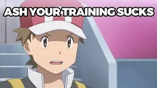 Ash and Red compare training tactics