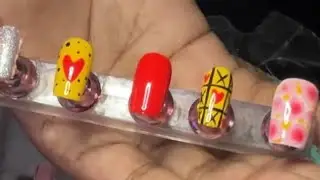 🔥 VALENTINE’S 💘 DAY NAILS 💅🏽 (Set 5) #nails #naildesign #nailart