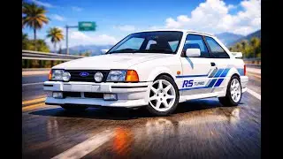 Ford Escort RS Turbo unos de los grandes cl&aacute;sicos yendo a 300km/h