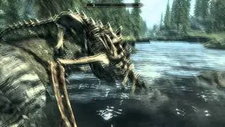 TESV Skyrim, suicidal dragon lol