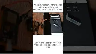Accelerometer Data Visualization Using ESP32 Qt #android #esp32 #electronic #qt #qml