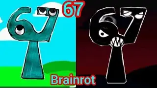 #Sprunki OC 67 (From @67 sprunki 's Request ) Phases # Drawing Art incredibox...