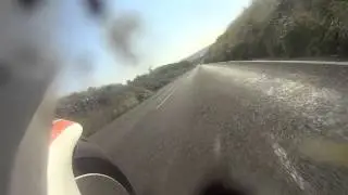 Dave Hewson TZ 250 Isle of Man Classic TT flying lap mountain mile to finish