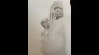 Latest sketch work to show water effect on face...... #pencilart #watereffect
