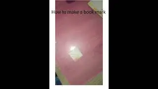 How to make a book mark 📖.     #bookmark #creativeart #easyway #book #mark #howtomakebookmark.