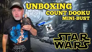 Unboxing&nbsp;Count Dooku Star Wars Mini Bust From Diamond Select And Gentle Giant!