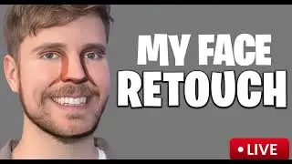 Mr.Beast Face retouch Full tutorial/ Thumbnail Design Face retouch