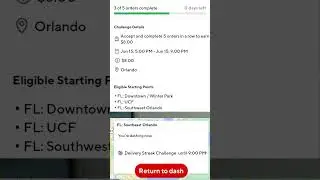 PART 2 OF THE DOORDASH DELIVERY STREAK CHALLENGE