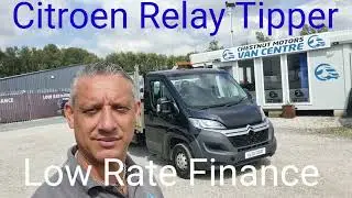 Citroen Relay Caged Tipper For Sale With Electric Tail Lift L3 LWB ULEZ Compliant Euro6 Air Con