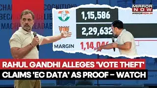 Rahul Gandhi Alleges &lsquo;Vote Theft&rsquo; Backed by &lsquo;EC Data&rsquo;; Congress MP Points to &lsquo;Commission Collusion&rsquo;