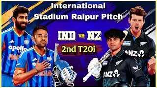 IND vs NZ 2nd T20i 2026 - Raipur Stadium Pitch Report | India vs New Zealand T20 Match Prediction