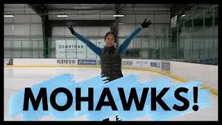 How to do an outside MOHAWK TURN in Figure Skating - Part 2