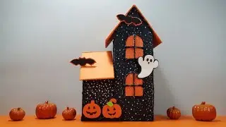 DIY Casa Embrujada de carton👻🧡