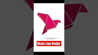 How to Create Bkash Logo in illustrator #logo #adobeillustrator #bkashlogo#adobephotoshop #graphics