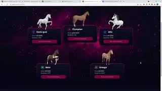 DERACE -  NFT HORSE RACING GAME - KURZ VORGESTELLT - PLAY-TO-EARN DERC - NFT CRYPTO GAME