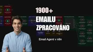 Od Prvn&iacute; Verze k 1900+ Emailům | n8n Email Agent Tutorial