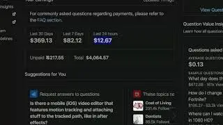 QUORA PARTNER PROGRAM EARNINGS UPDATE. 2/24/20