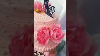 two tier wedding cake 🧿💖