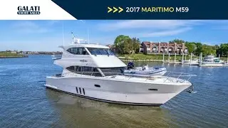 2017 Maritimo M59 Motor Yacht For Sale | Luxury Cruiser with Upgrades