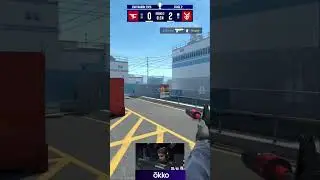 Один игрок сделал ВСЁ: трипл плюс клатч от ex3rcice #clutch #okko #esl #krakow #cs2