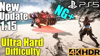 Widemaw Horizon Forbidden West Update 1.15 Patch PS5 NG+ Ultra Hard Difficulty Gameplay 4K 60FPS HDR