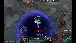 [Dota2] Mind Flare grinds even Faceless Void to dust (Short)