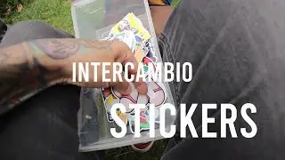 Vuelvo a un intercambio de Stickers, grandes amigos, Stickers en Braille, y bastante Biela