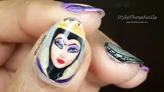 Evil Queen - Disney Villain Nail Tutorial