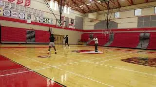Kelsey Barlow, Josh Thompson and Antwan Cushingberry workout with JD