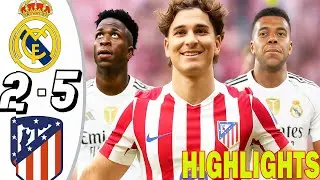 Atletico Madrid 5-2 Real Madrid | LaLiga 2025 &ndash; All Goals & Highlights🔥⚽