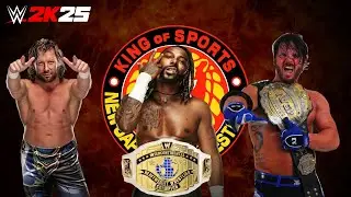 AJ Styles vs Kenny Omega vs Swerve Strickland 5 STAR IC Title Match WWE 2K25