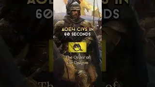 The Order of the Dragon - AOE4 Civs in 60 Seconds #aoe4 #ageofempires #ageofempires4 #rts