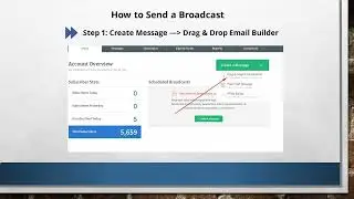 How to Send a broadcast( part 7) Affiliate marketing English