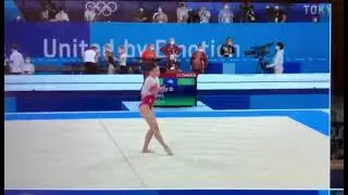 Brooklyn Moors floor exercise Tokyo All Around