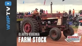 Farm Stock Tractors pulling at Gladys May 6 2017