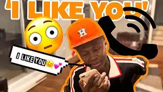 Prank calling girls telling them I LIKE YOU🫣