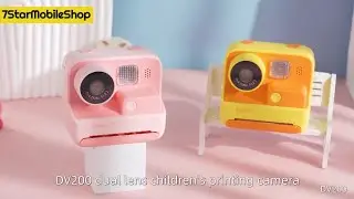 HOCO DV200 Kids Camera for Instant Photo Kids Camera for Instant Photo Print Perfect for Memories